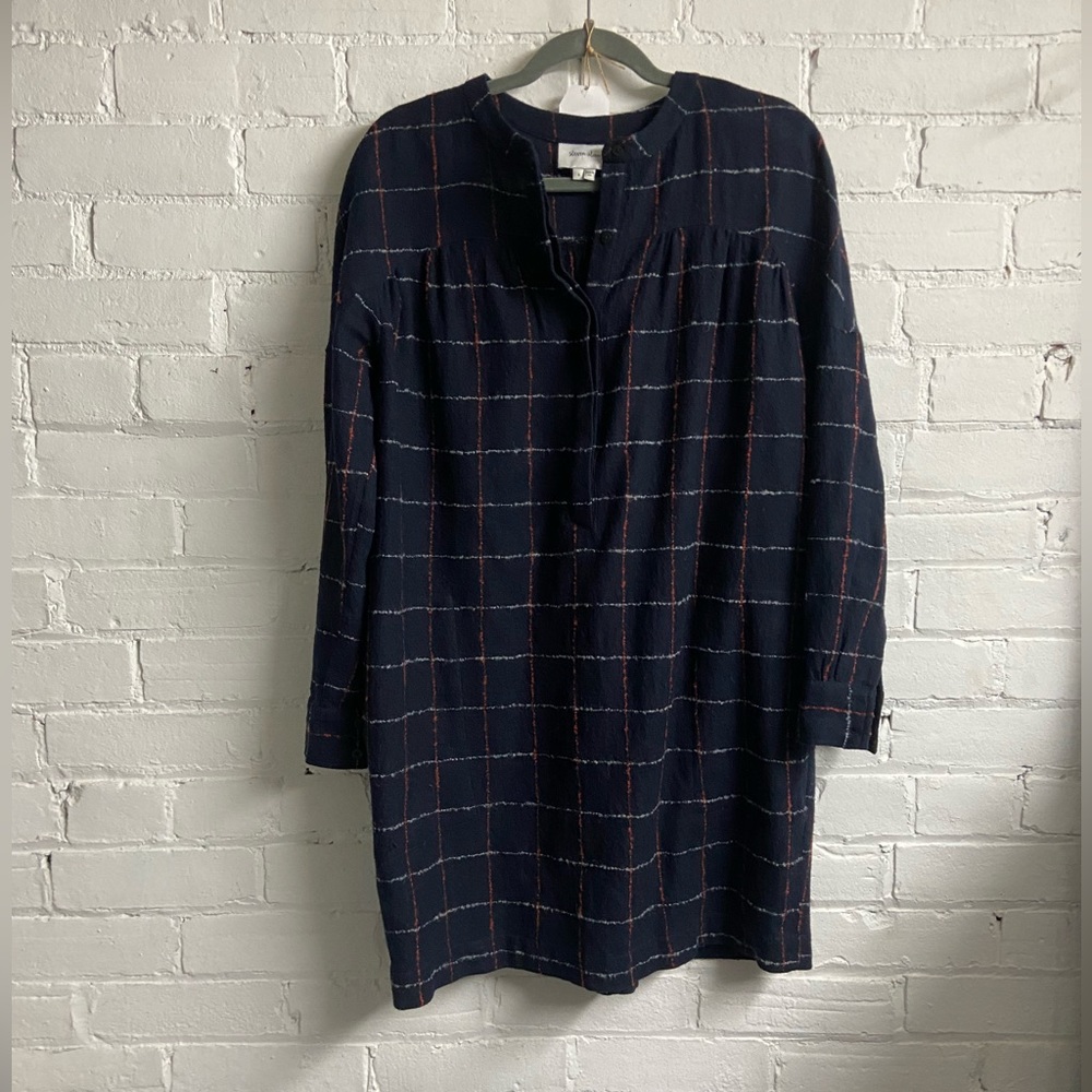 Plaid Wool Tunic